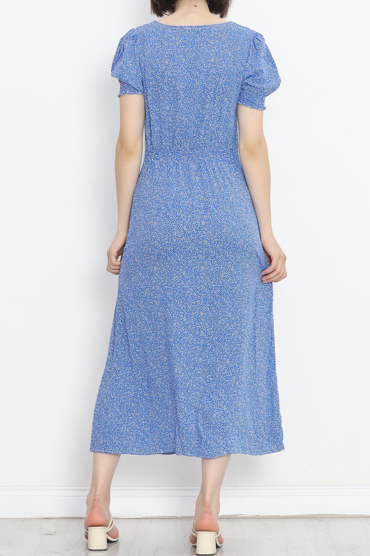 Kiss Neck Dress Blue - 696.1247.