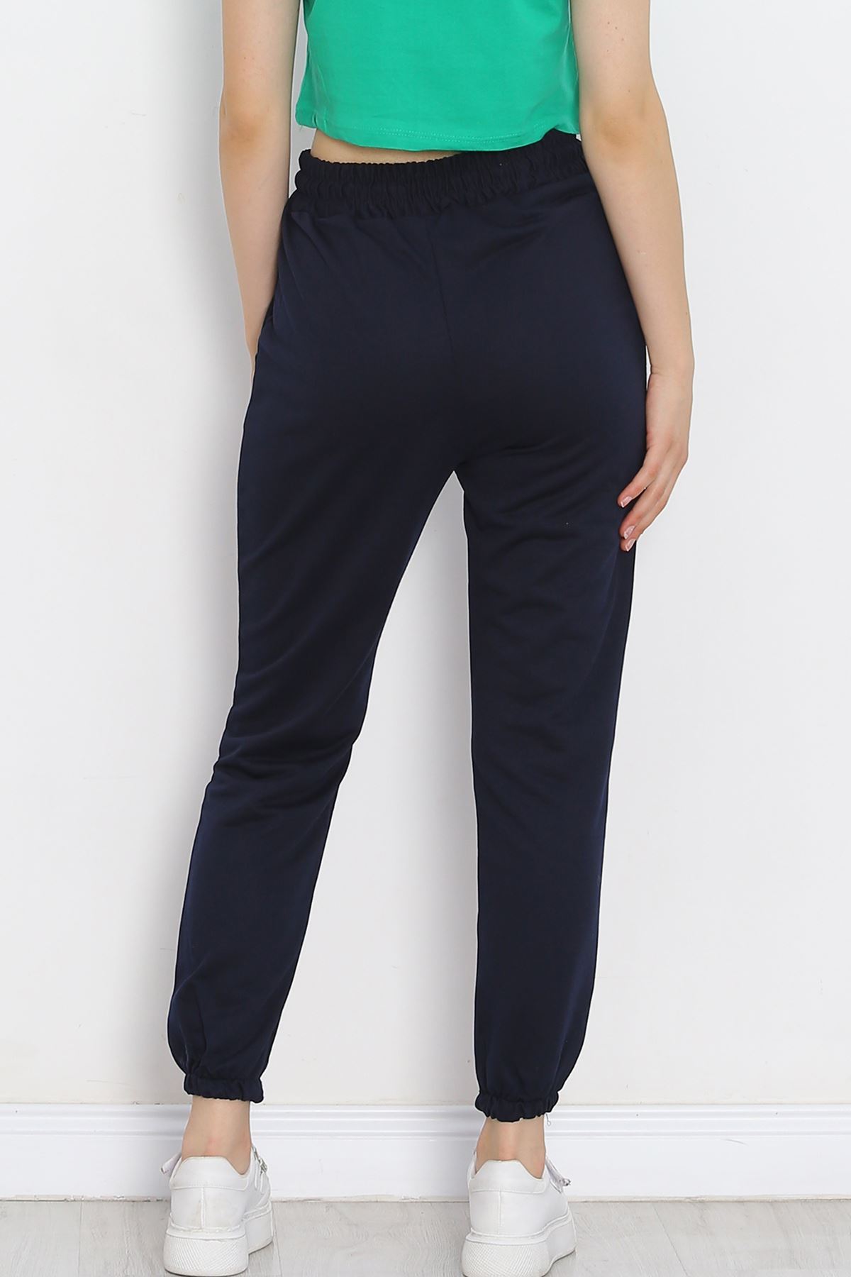 Slim Leg Sweatpants Navy Blue - 18960.1431.