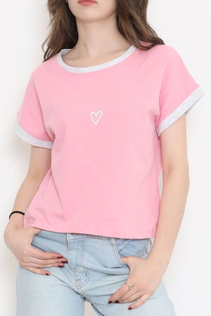 Printed T-shirt Pink - 16554.1567.