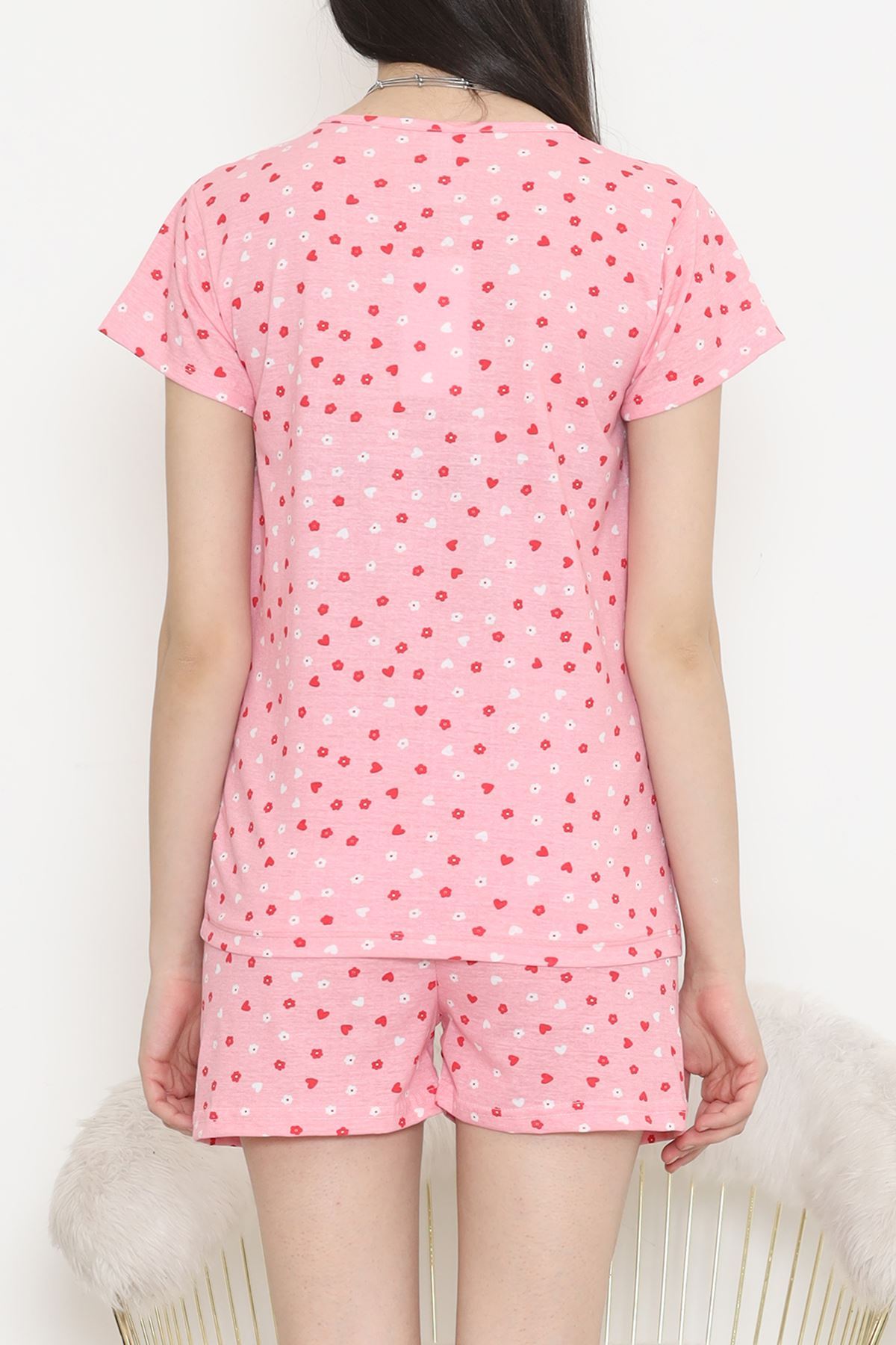 Pajama Set with Shorts Pink - 390.1287.