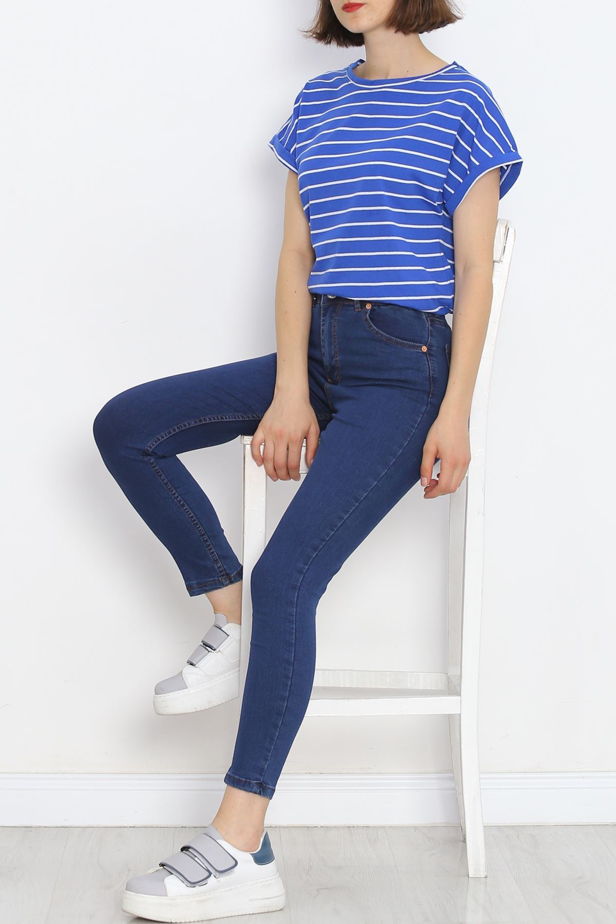 Single Jersey Striped Duplex T-Shirt Saks - 15918.1567.