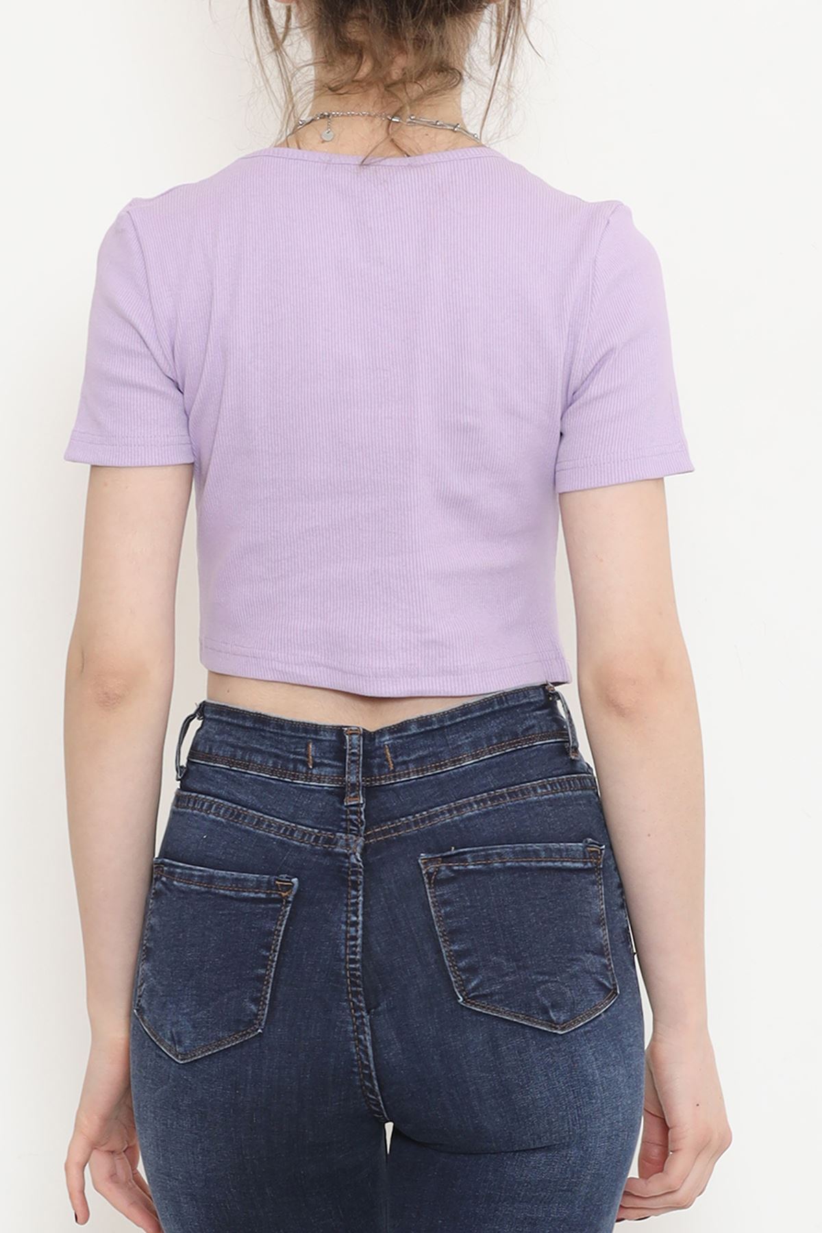 Crop T-shirt Lilac - 18418.1059.