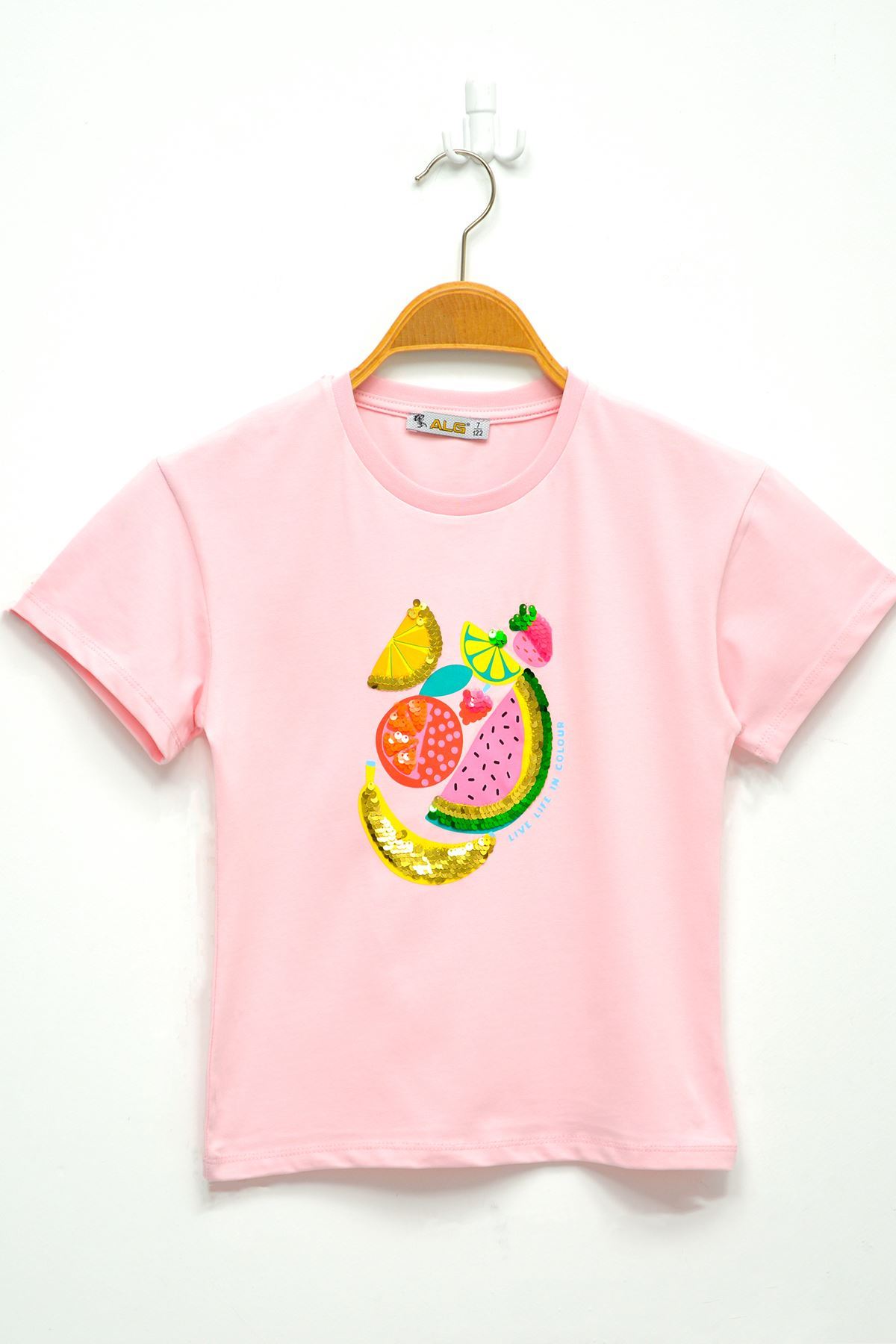 3-7 Years Printed Kids T-Shirt Pink - 624526.1576.