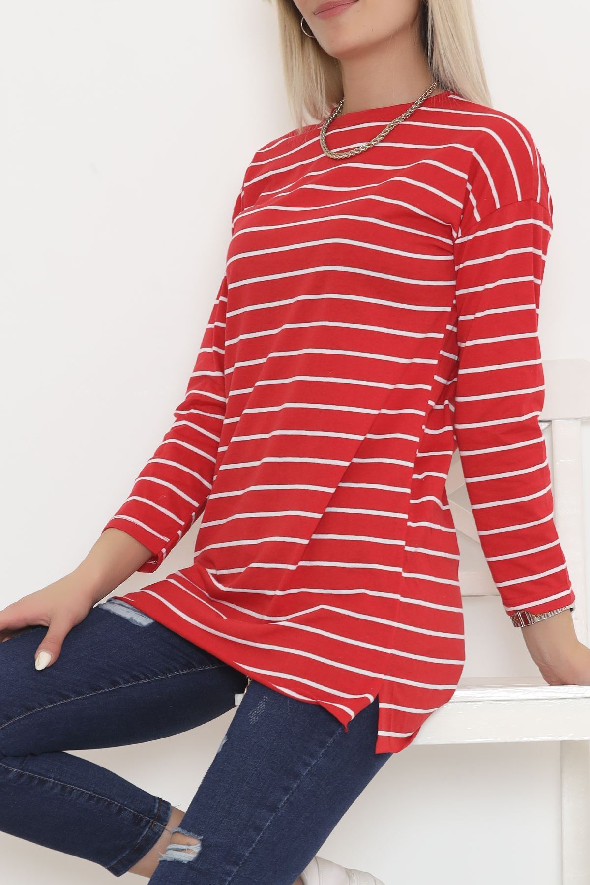 Striped Tunic Red - 11313.1567.