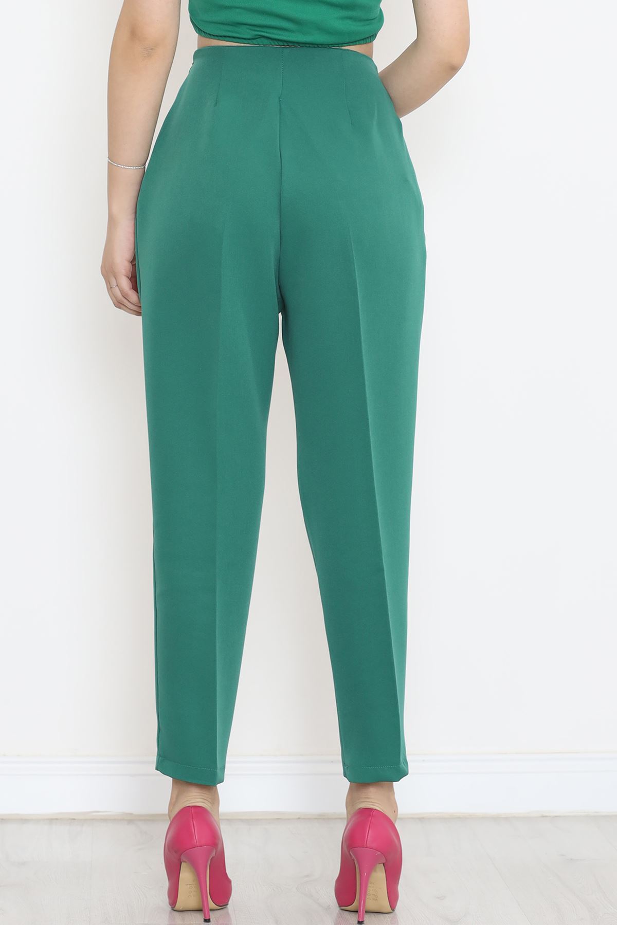 Chain Detail Pants Green - 20713.683.