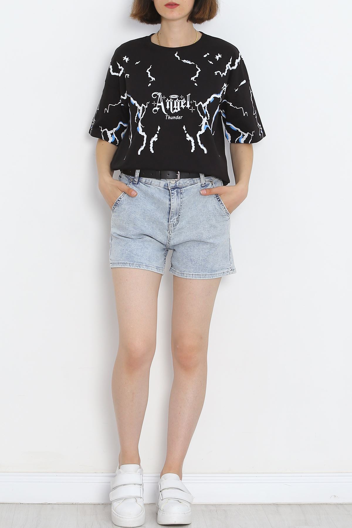 Printed T-shirt Black - 20014.1567.