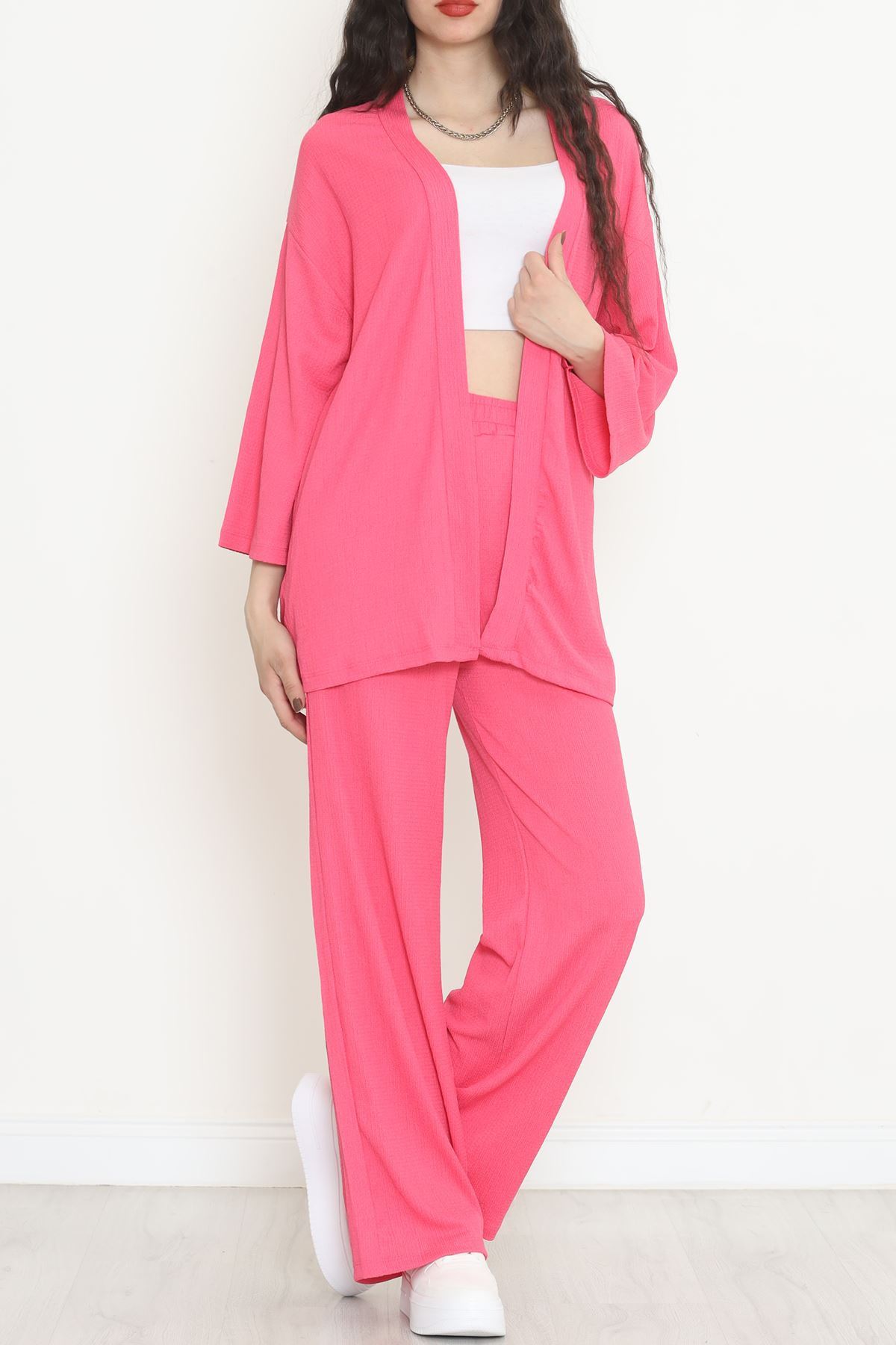 Long Kimono Suit Fuchsia - 722.1247.