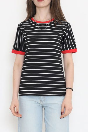 Striped Suprem T-shirt BlackRed - 15919.1567.