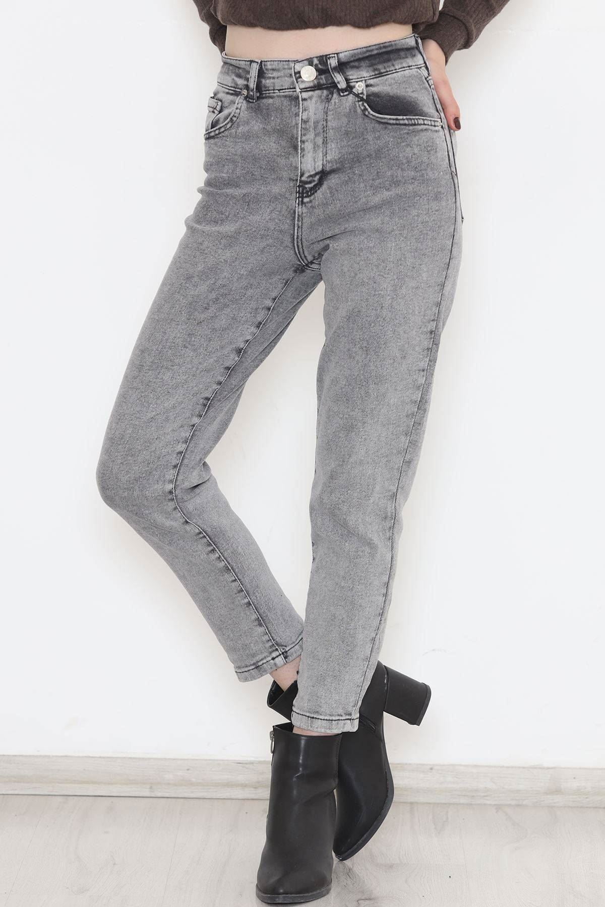 Boyfriend Kot Trousers Gri2 - 11917.1431.