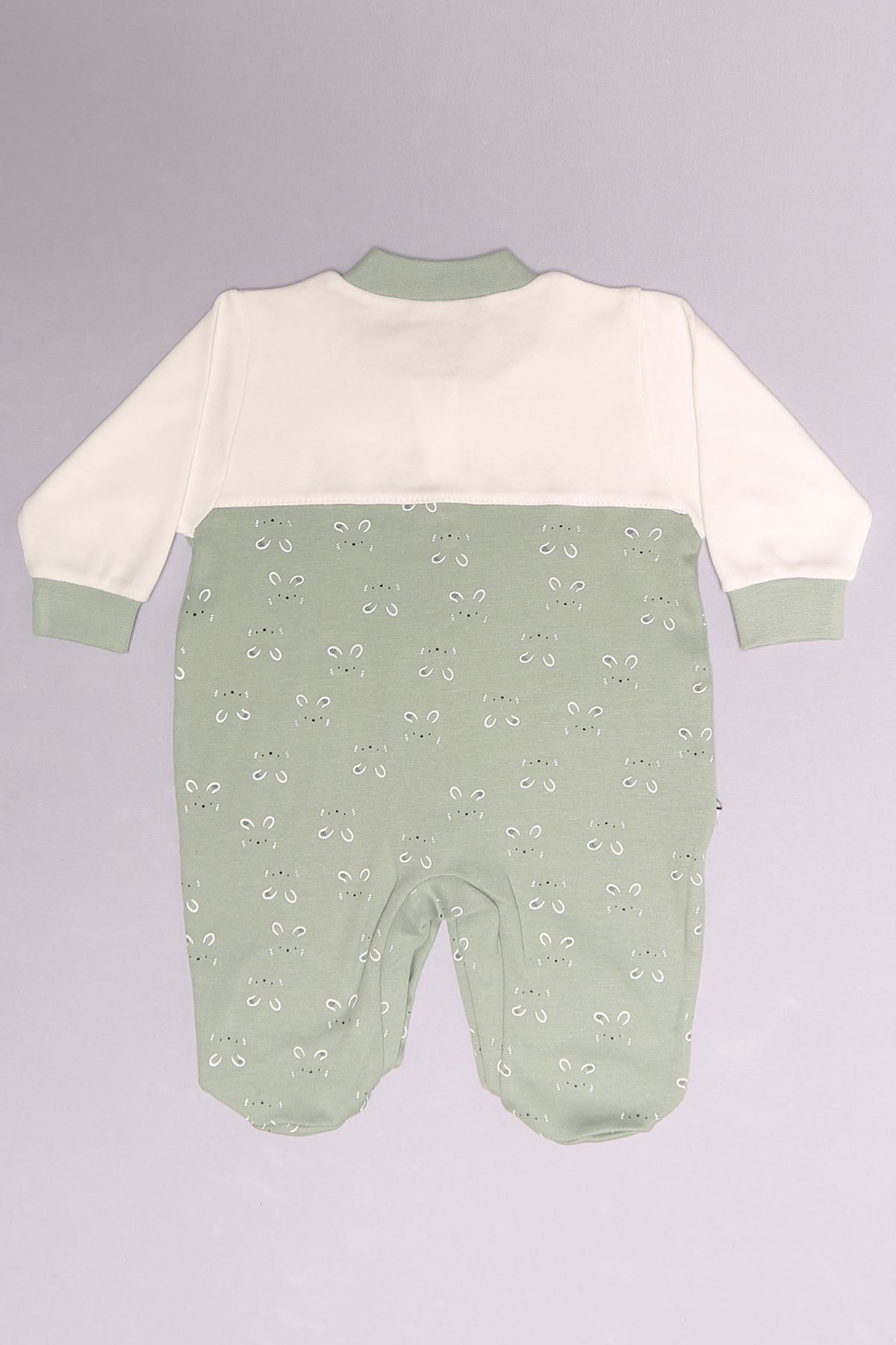 1-6 Month Baby Jumpsuit Beyazmint - 02271.1803.