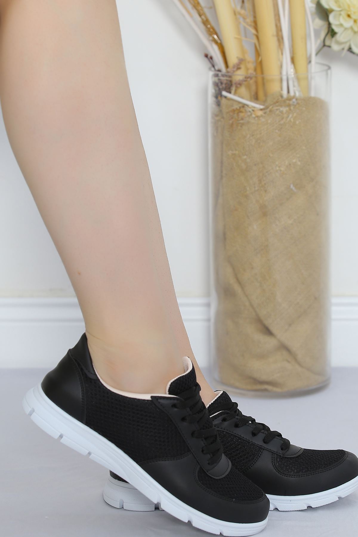 Mesh Casual Sneakers Blackwhite1 - 18963.264.