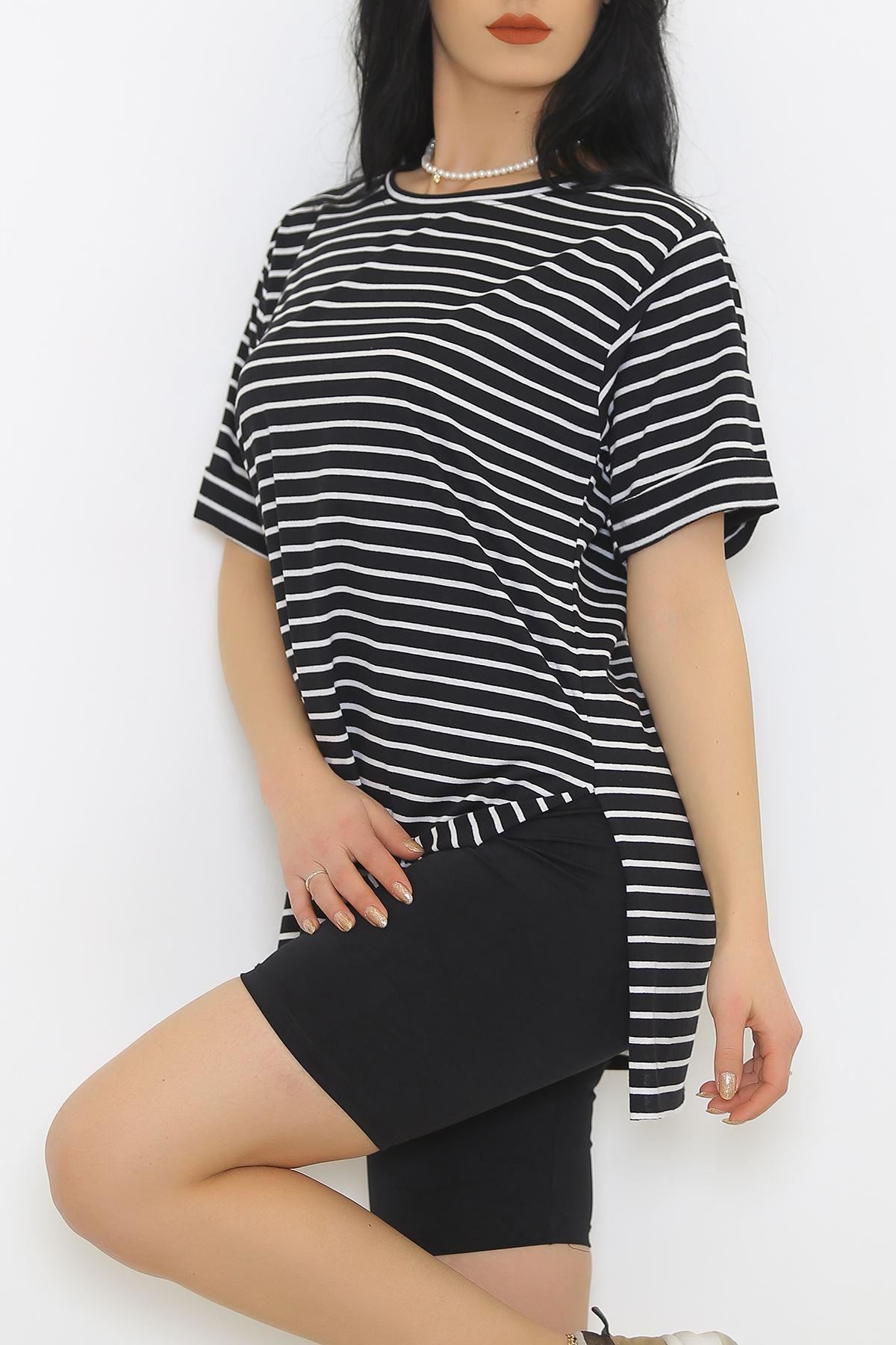 Striped T-shirt Black and White - 9173.1567.