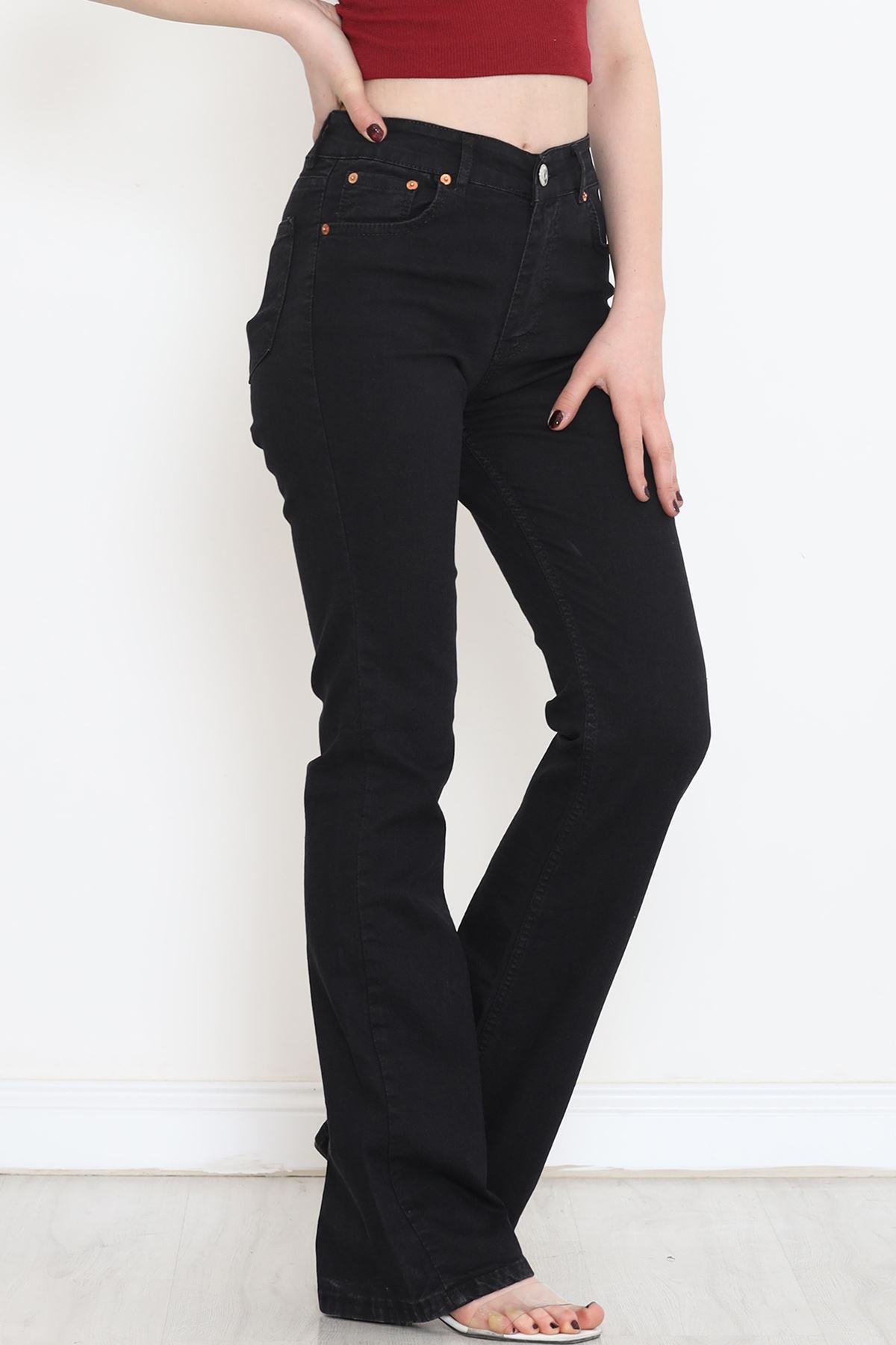 Flared Jeans Black1 - 11878.1431.