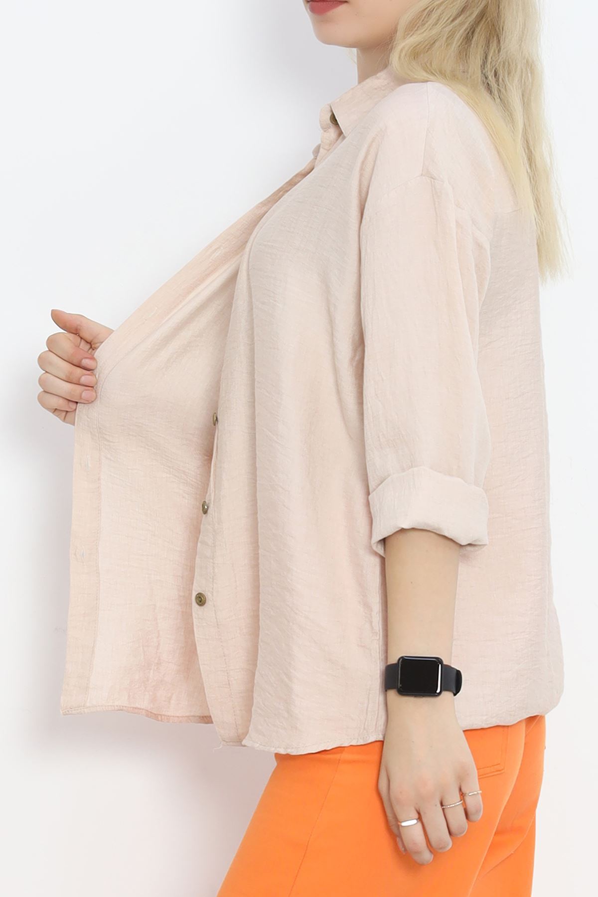 Oversize Shirt Beige - 18670.701.