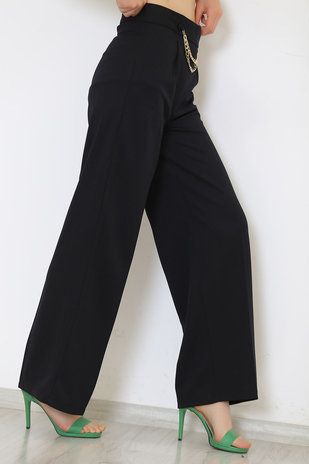 Chain Shaggy Pants Black - 24200.683.