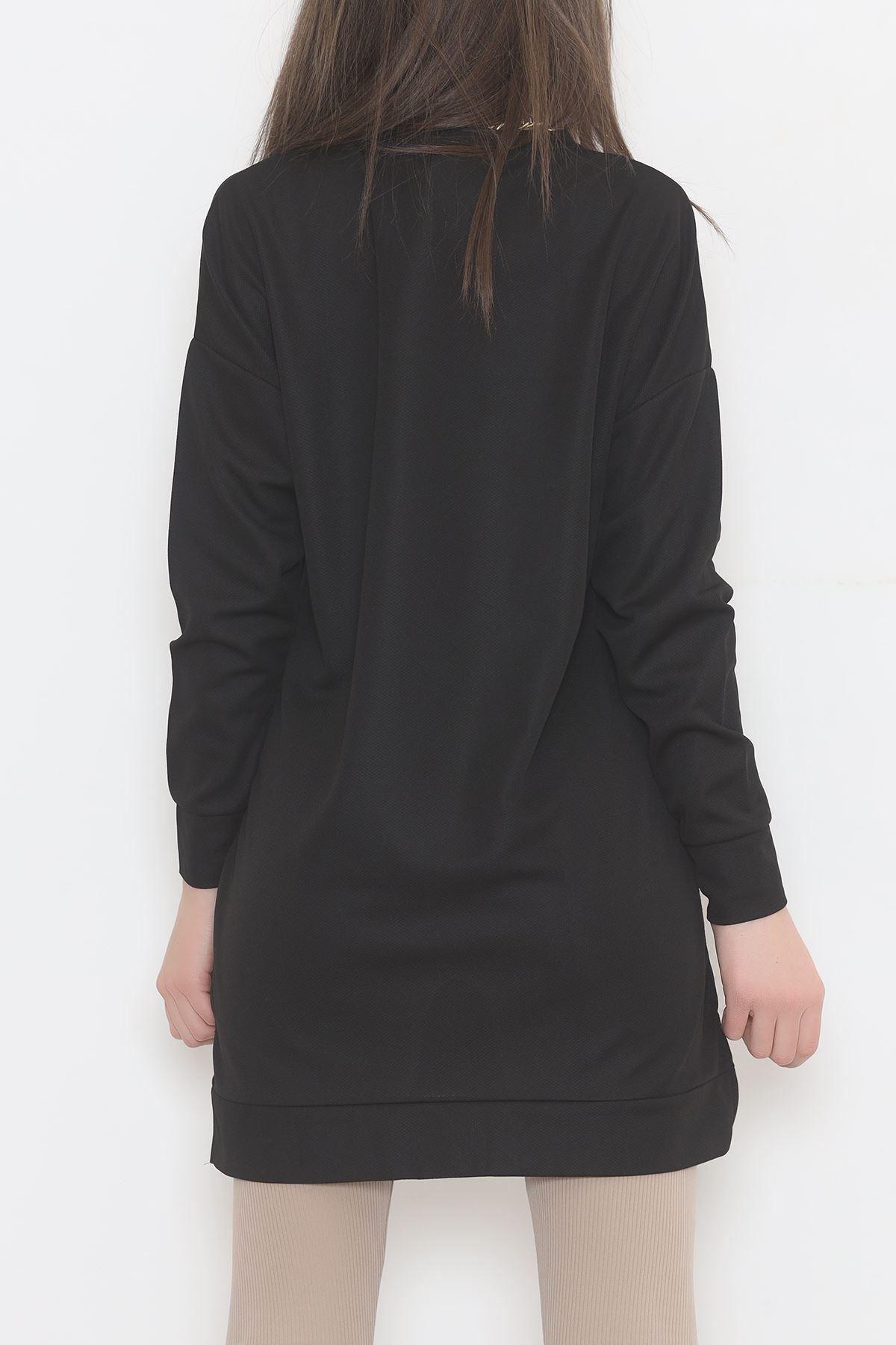 Crested Tunic Black - 12450.1778.