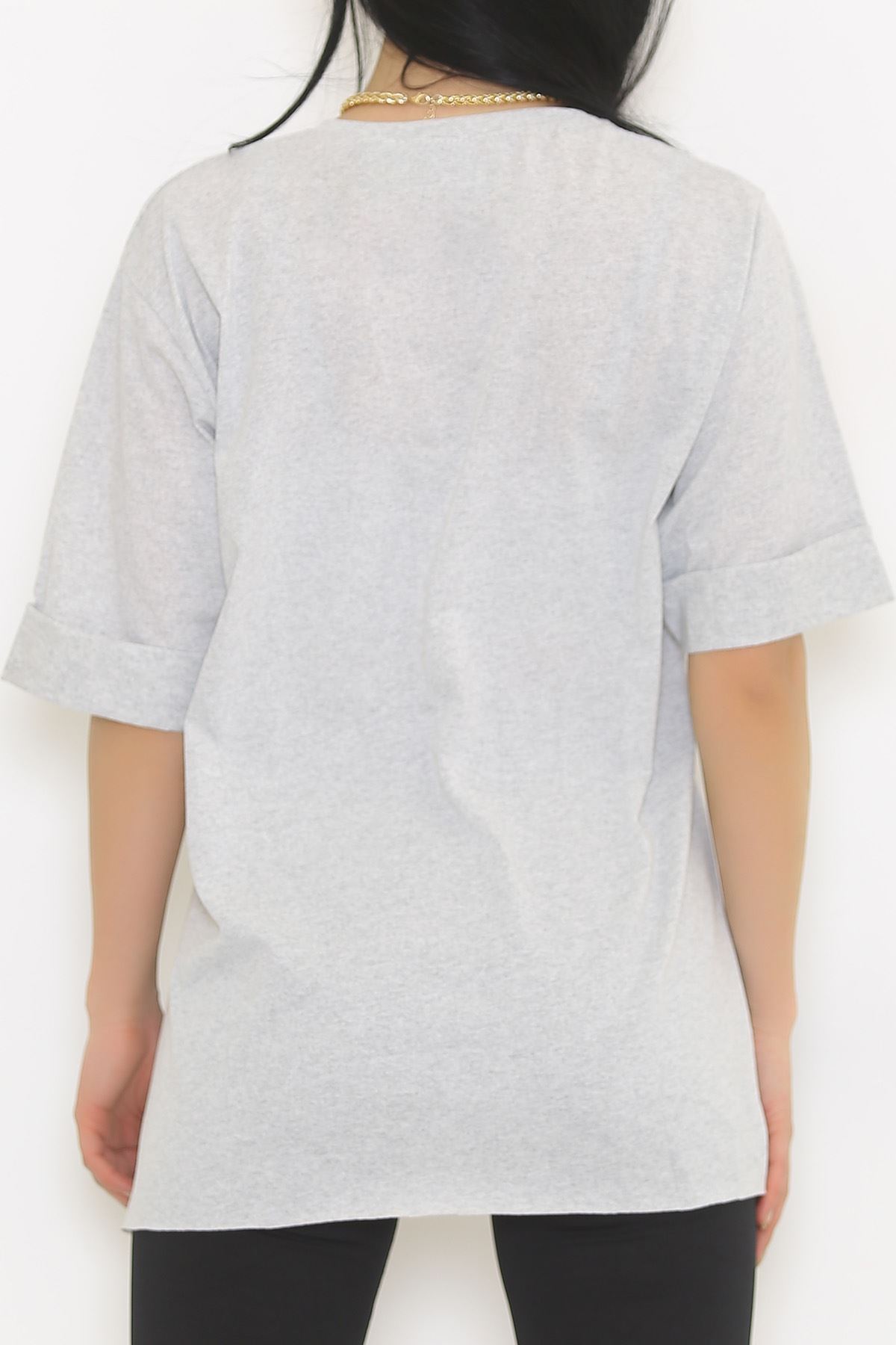 Double Sleeve T-Shirt Gray - 9611.253.