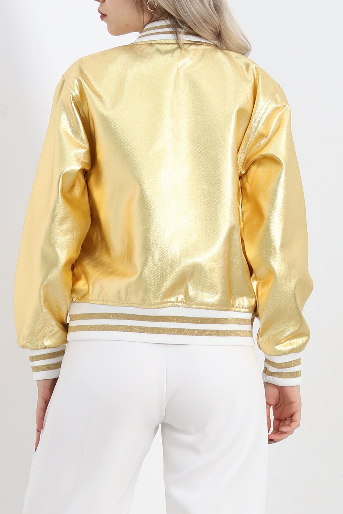 Varak Bomber Ceket Gold - 2614.1367.