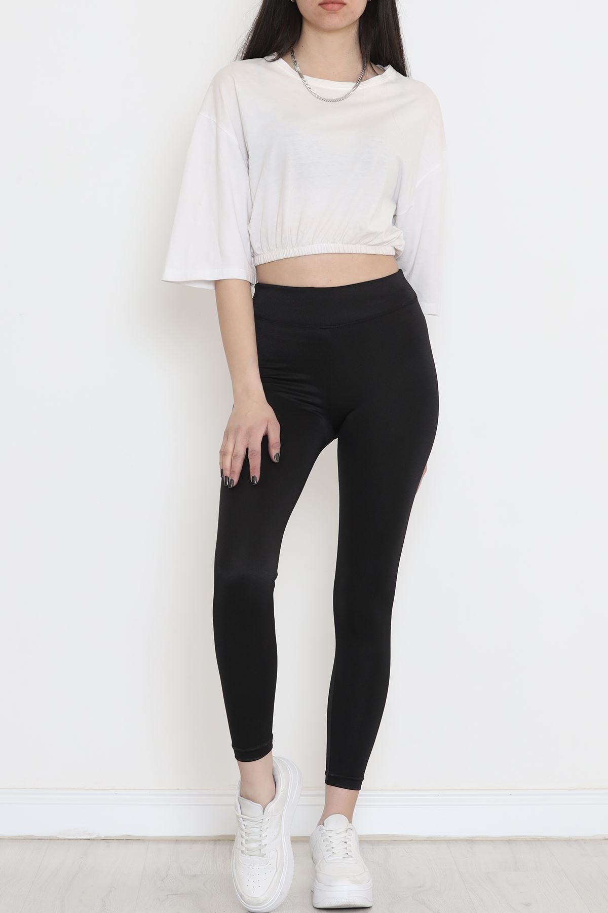 Shiny Disco Leggings Black1 - 12445.1778.