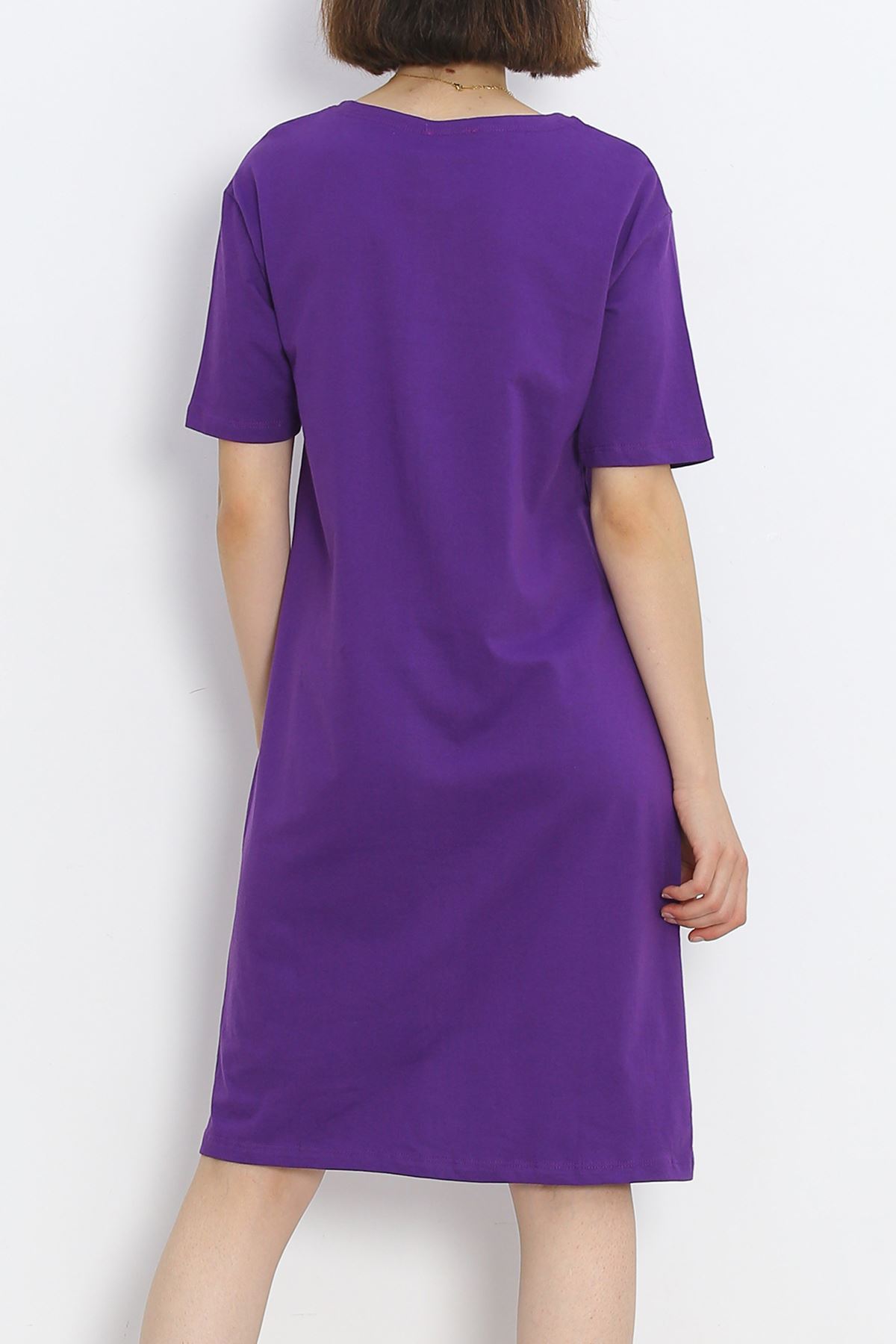 Printed Suprem Dress Purple - 15867.1567.