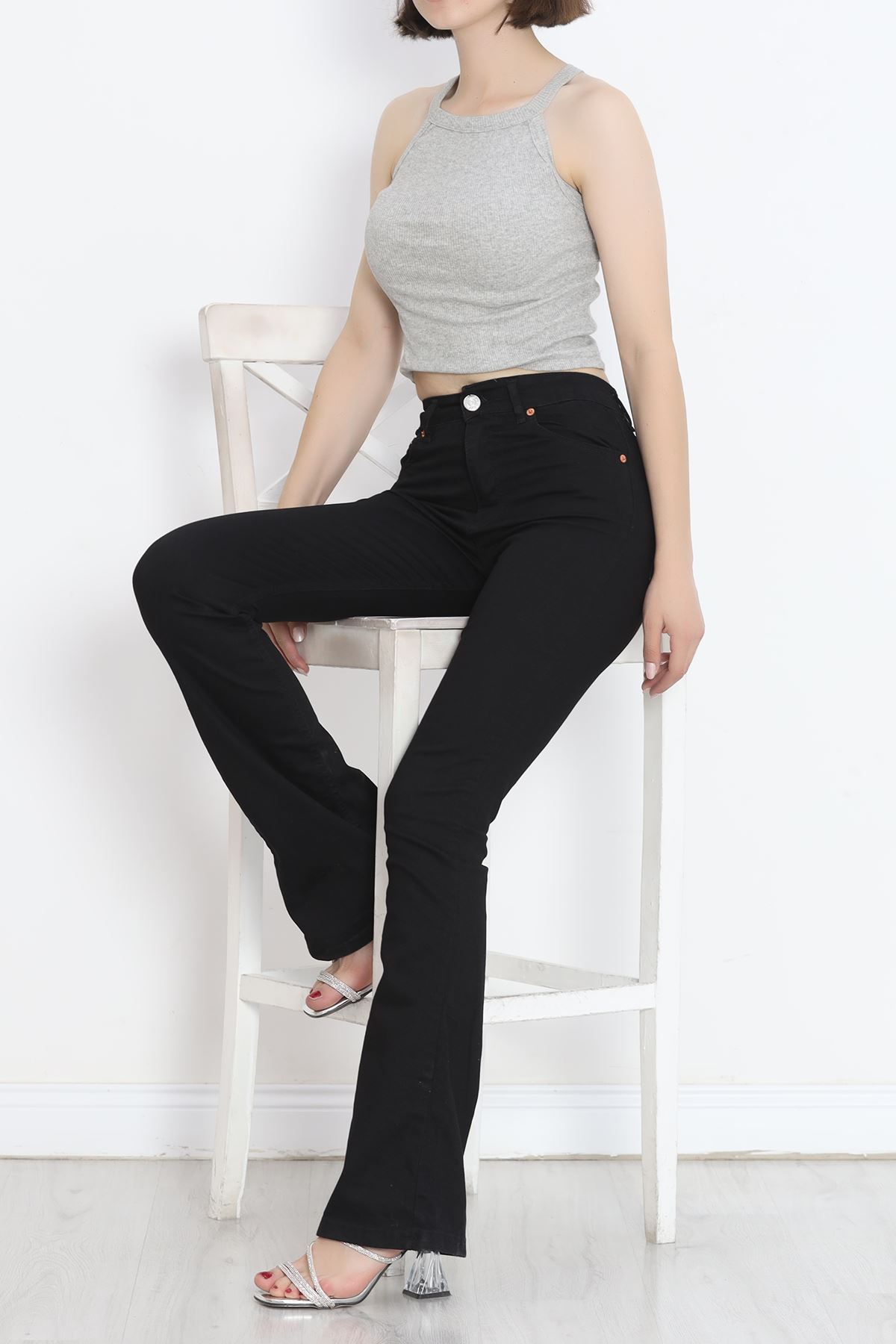 Flared Jeans Dark Black - 18688.1431.