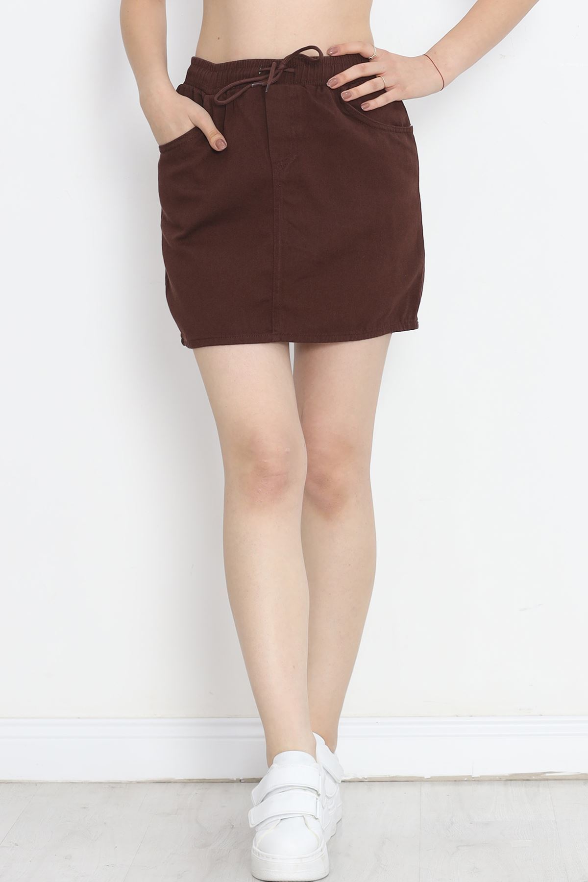 Denim Skirt with Elasticized Waist - 18766.1184.