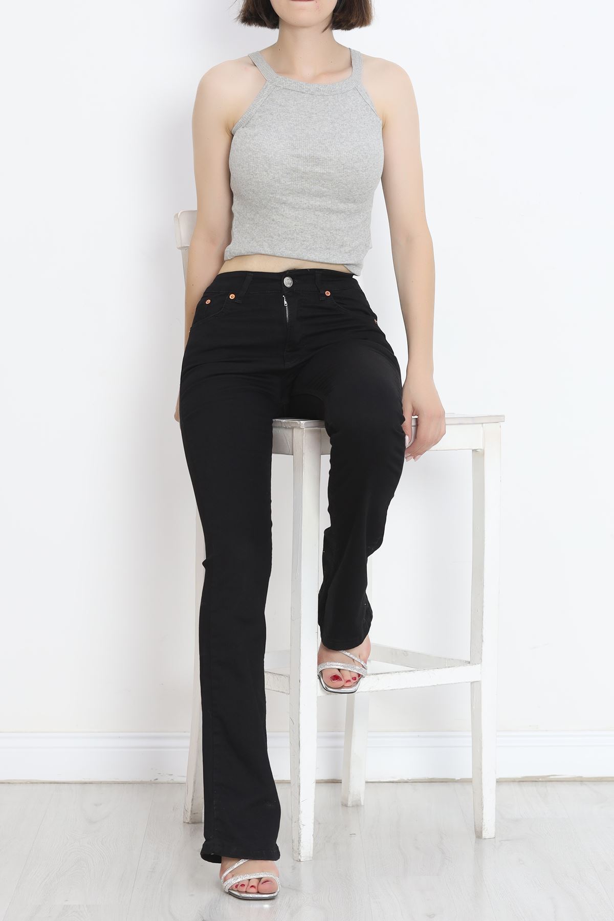 Flared Jeans Dark Black - 18688.1431.