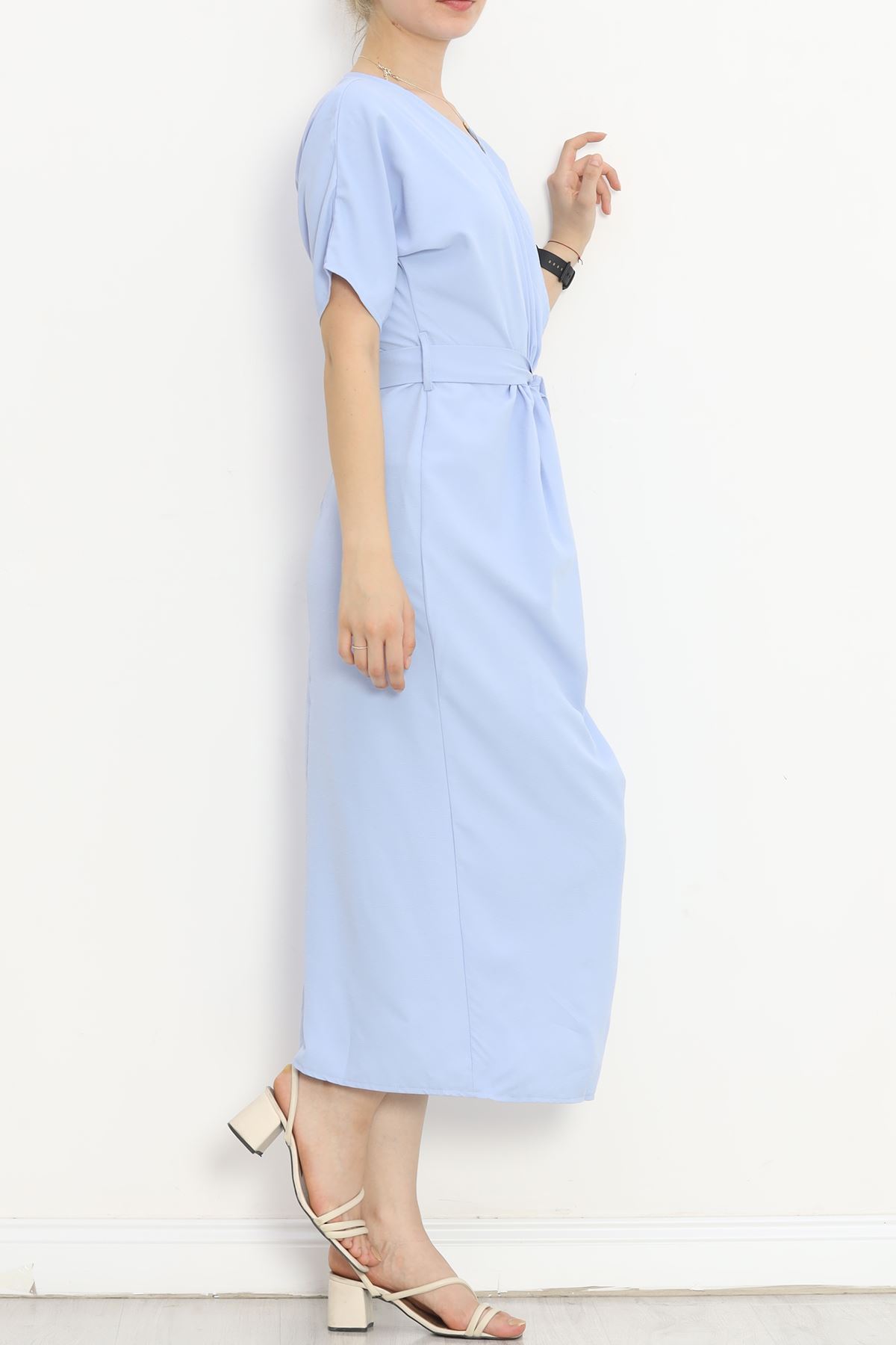 Double-breasted Collar Belted Dress Bebemavi - 152445.701.