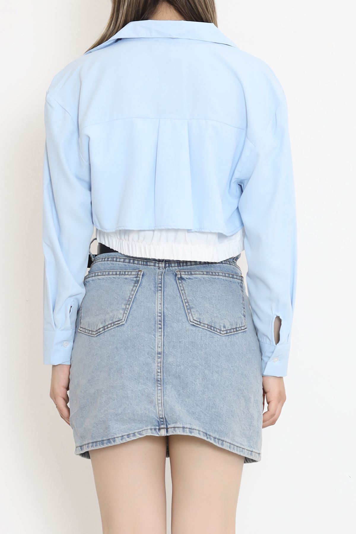 Crop Shirt with Pocket Bebemavi - 18584.1247.