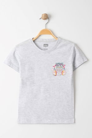 3-7 Years Printed Kids T-Shirt Gray - 624059.1576.