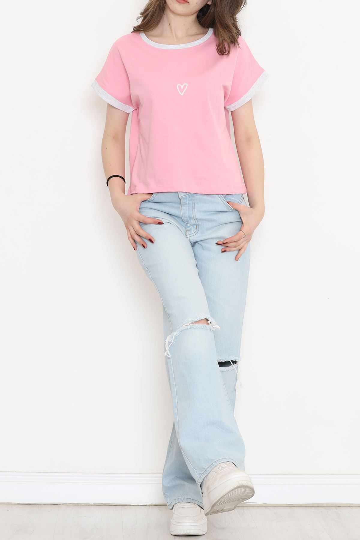 Printed T-shirt Pink - 16554.1567.