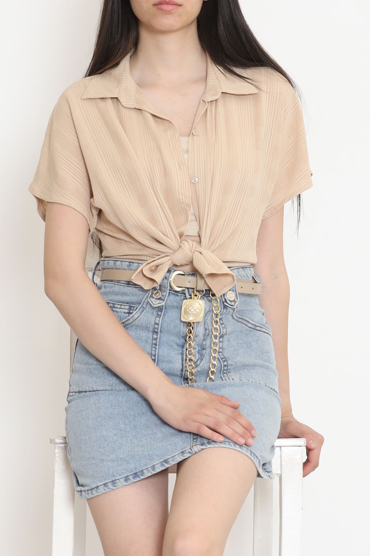 Bat Sleeve Shirt Beige - 16508.1775.