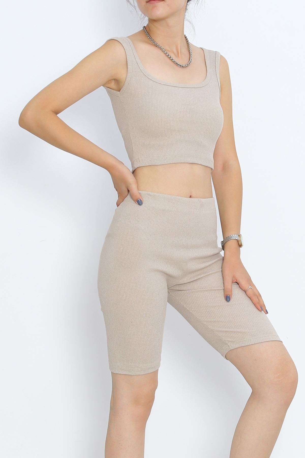 Camisole Shorts Set Beige - 16608.1567.