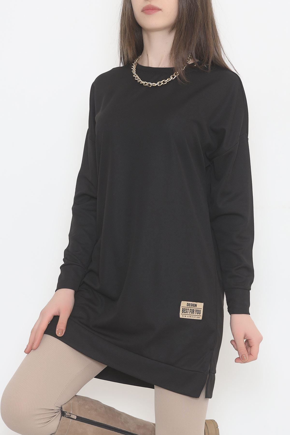 Crested Tunic Black - 12450.1778.