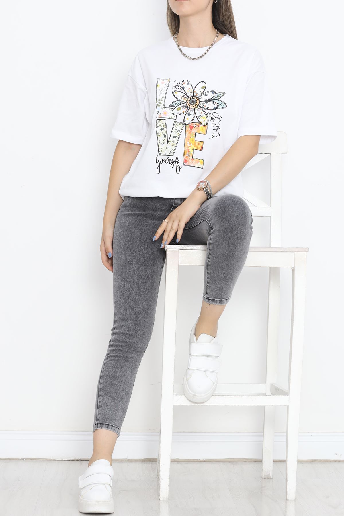 Crew Neck T-shirt White - 16519.1567.