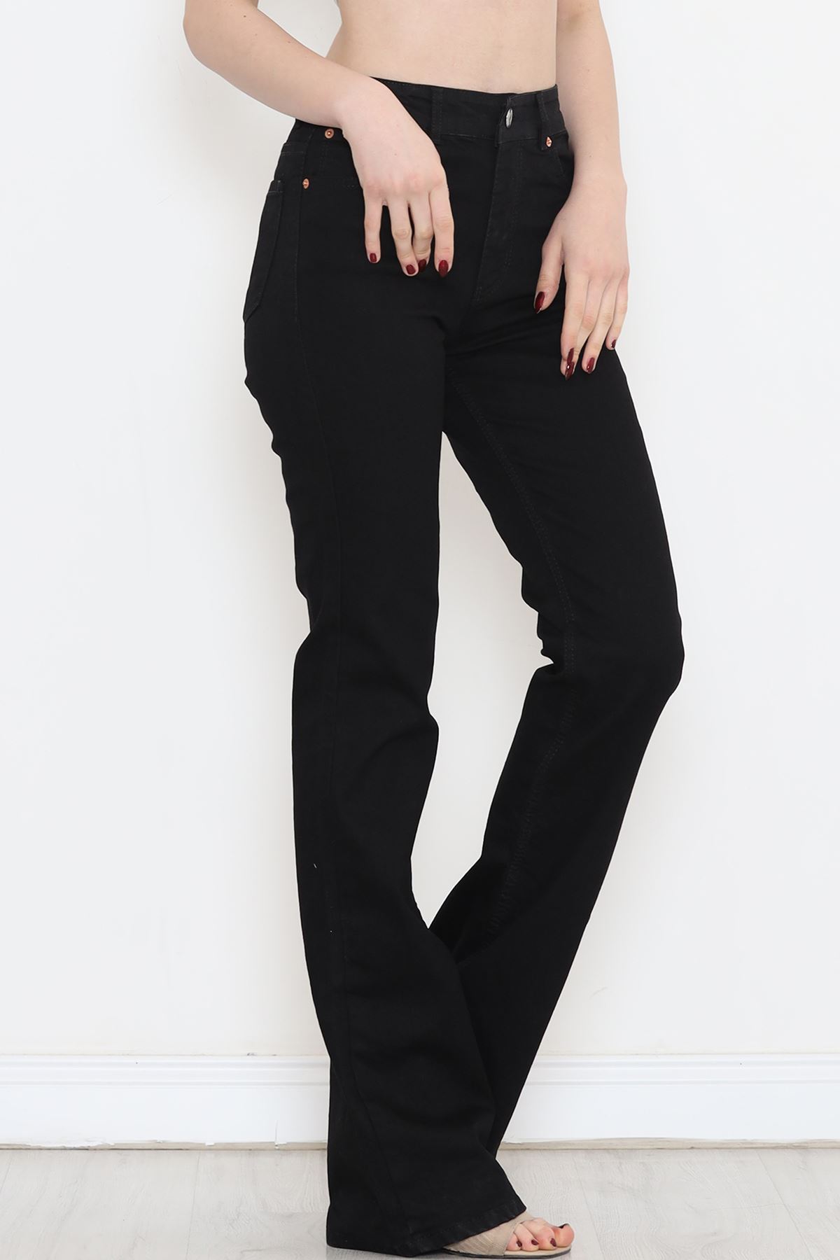 Flared Fade-Free Jeans Black - 1248.1431.