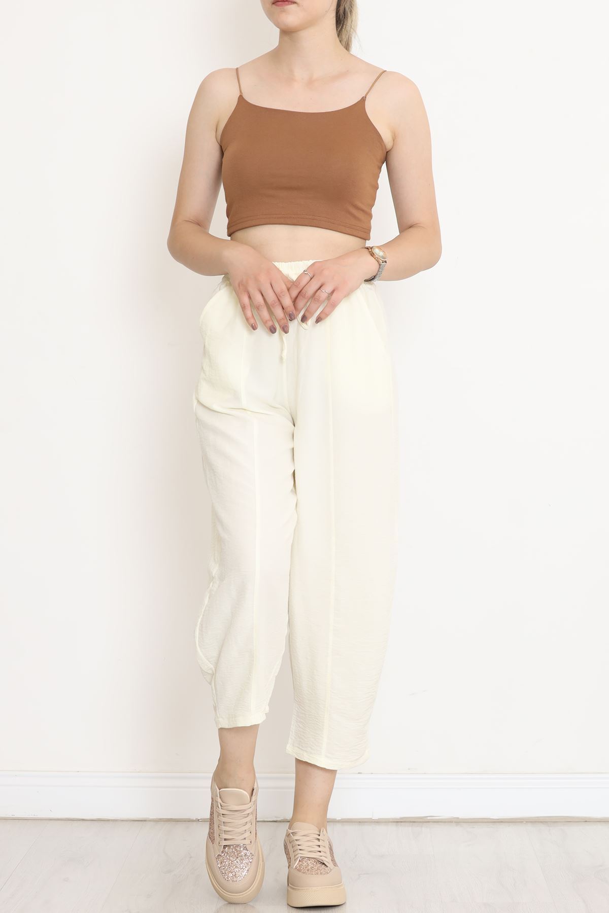 Çımalı Shalwar Pants Light Yellow - 320.1247.