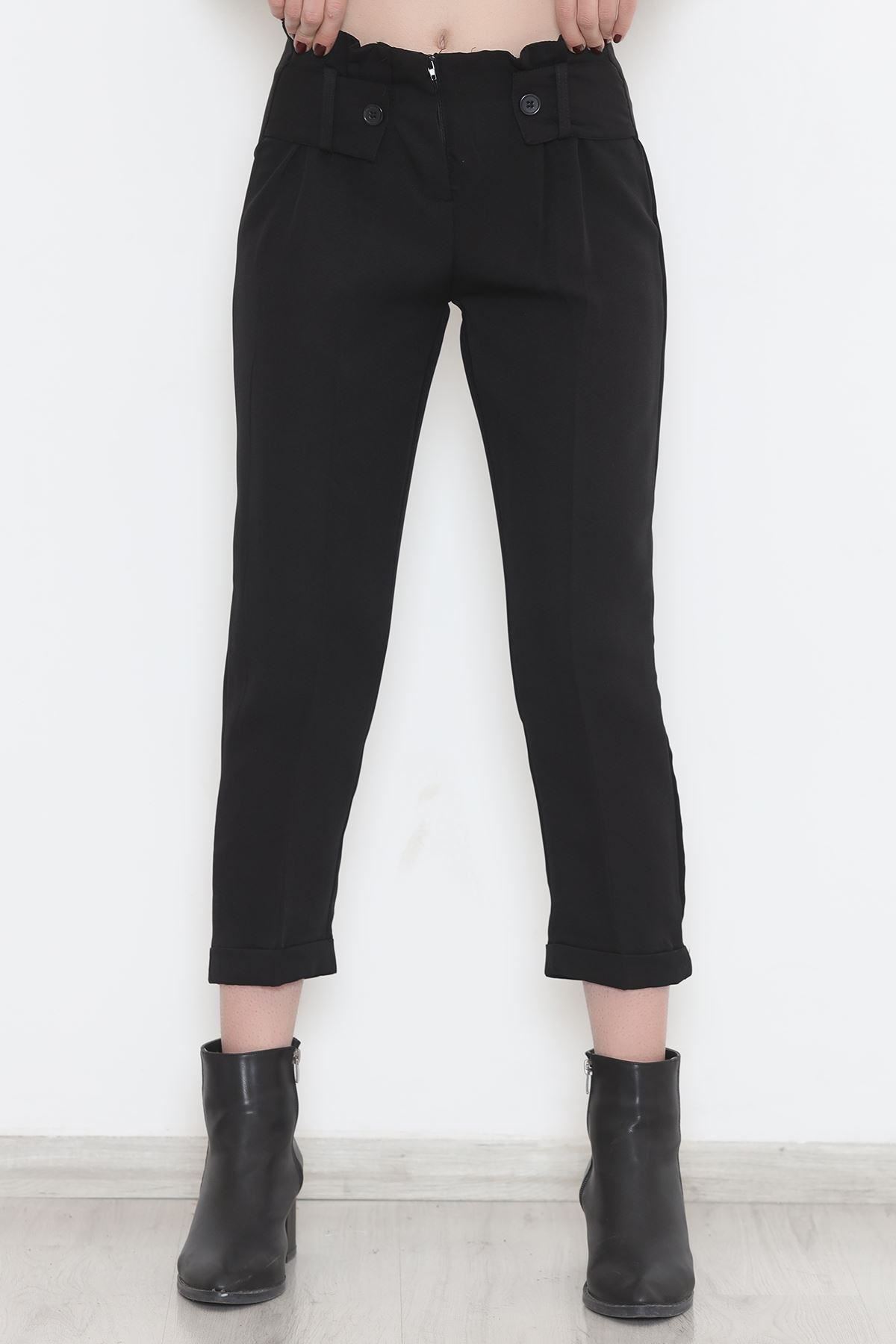 Belt Look Pants Black - 20785.683.