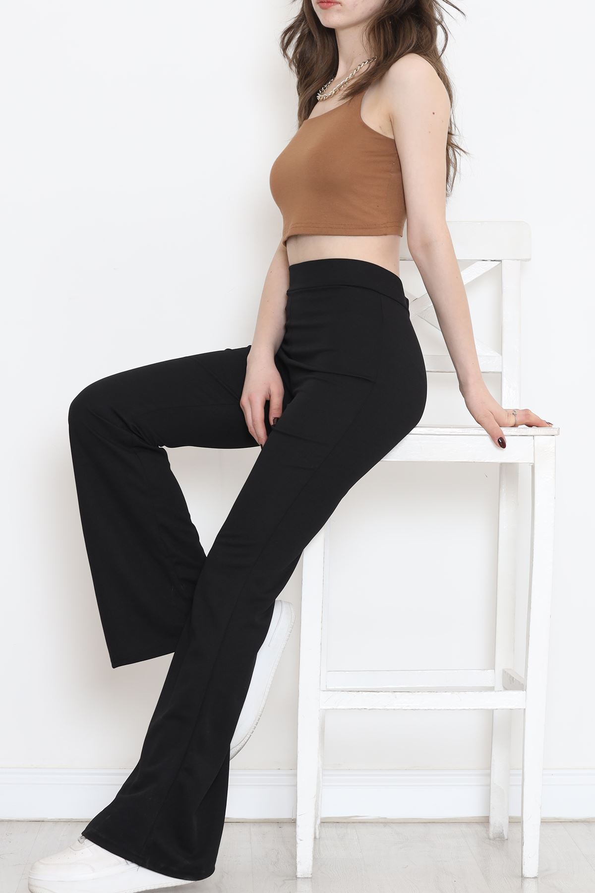 Bell Bottom Pants Black - 16703.1355.