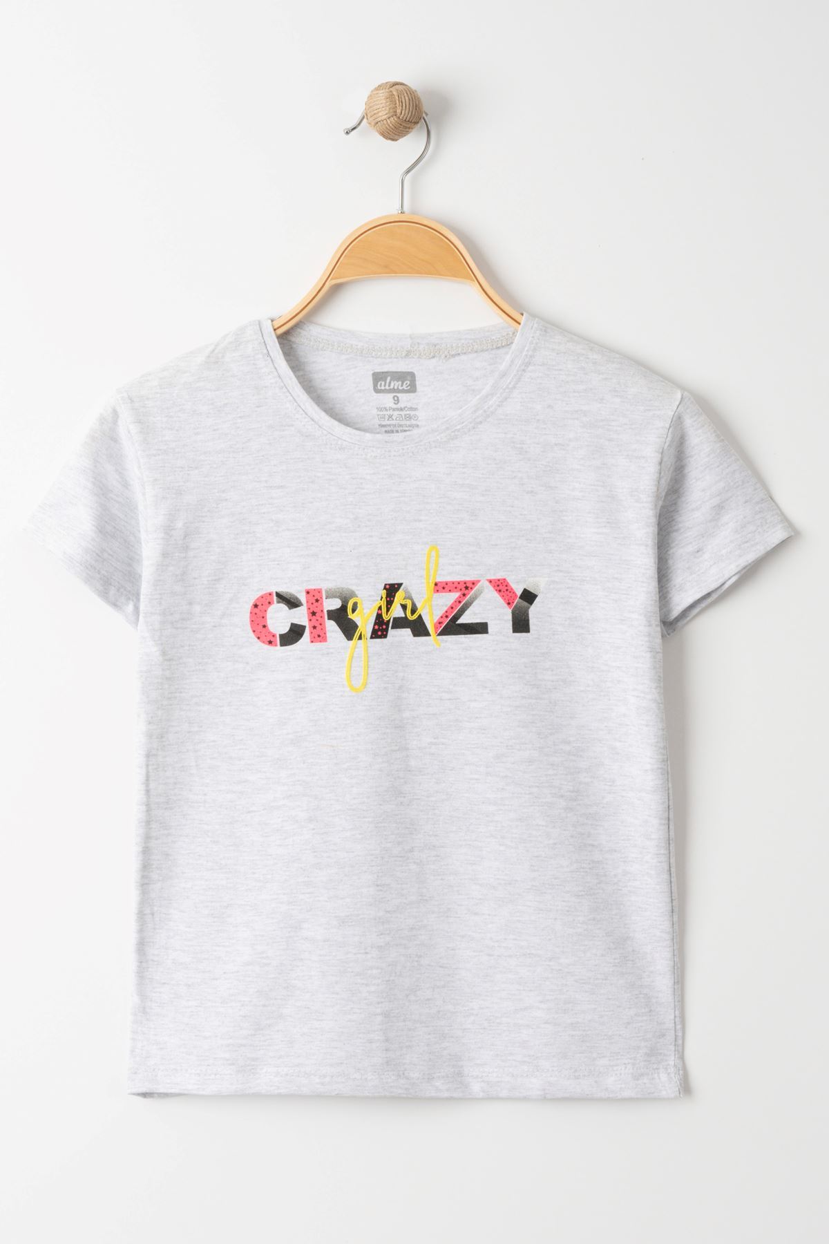 8-12 Years Printed Kids T-Shirt Gray - 724079.1576.