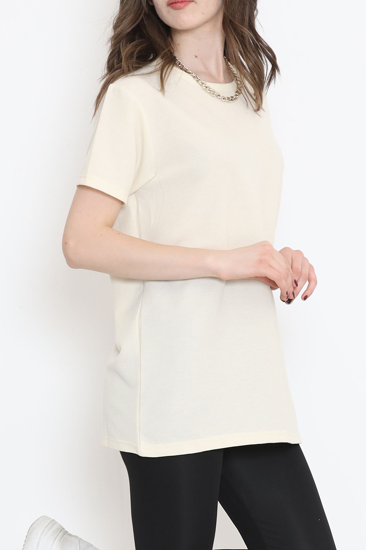 Waffle T-shirt Beige - 152433.275.