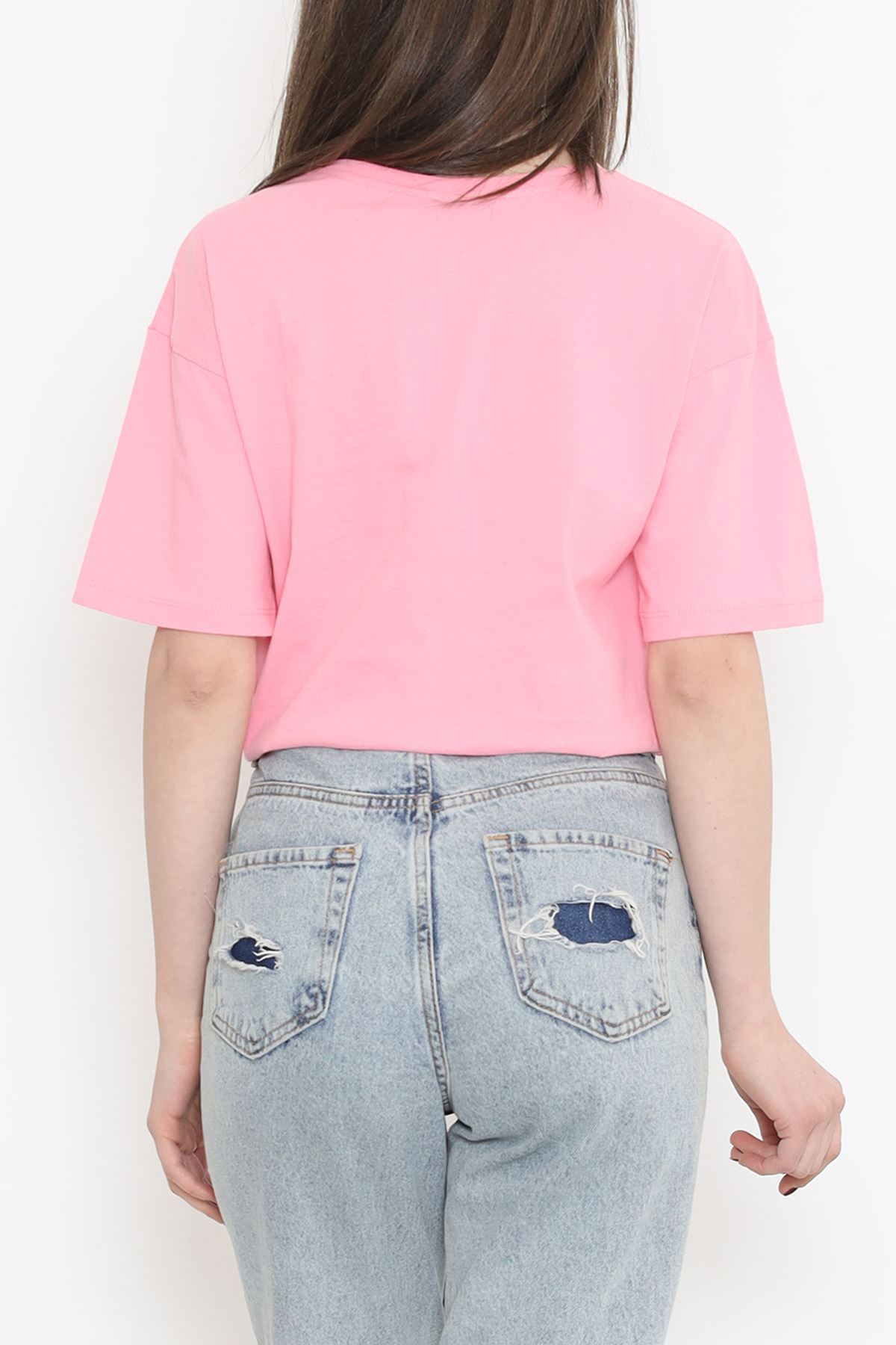 T-shirt with elastic waist Pink - 16541.1567.