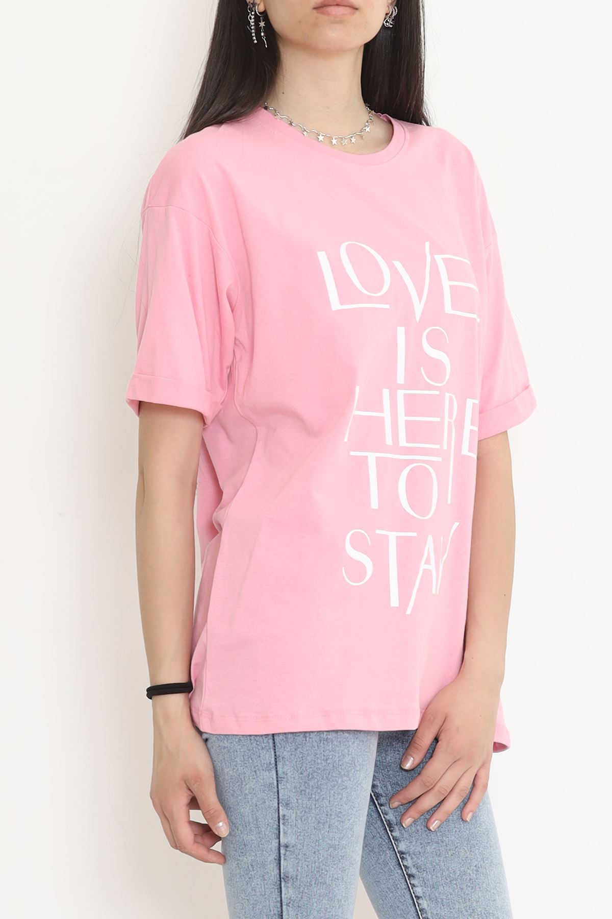 Double Sleeve T-shirt Light Pink - 16526.1567.