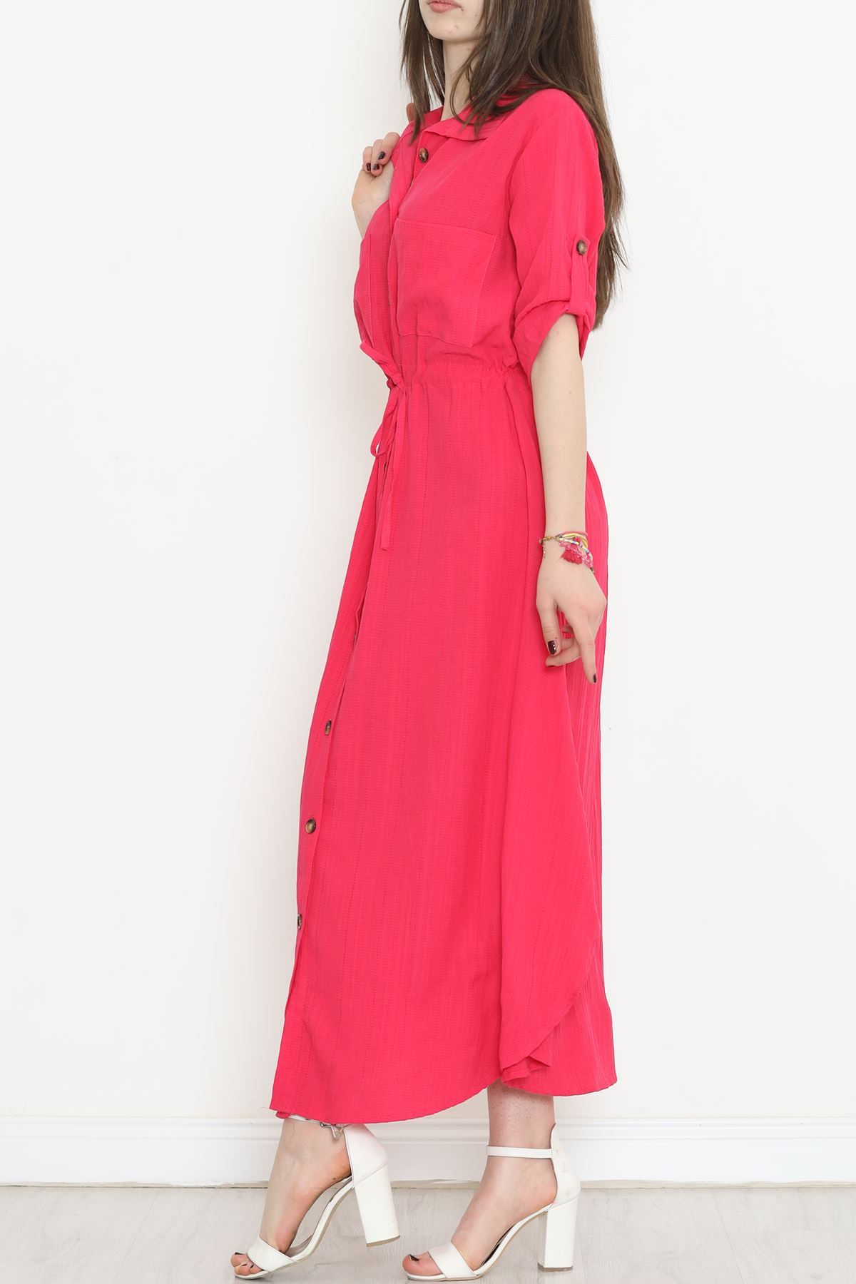 Double Pocket Dress Fuchsia - 152343.701.