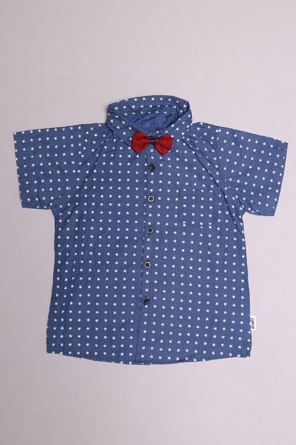 5-8 Years Old Children's Shirt Suit Navy Blue - 152473.1803.