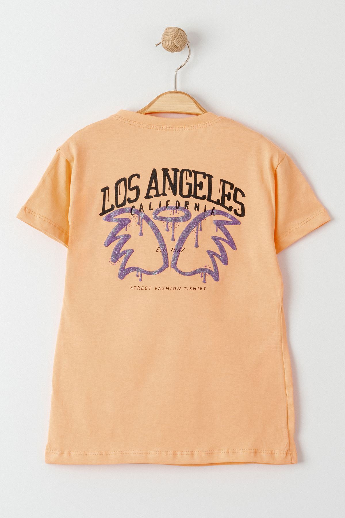 8-12 Years Printed Kids T-Shirt Orange - 724093.1576.