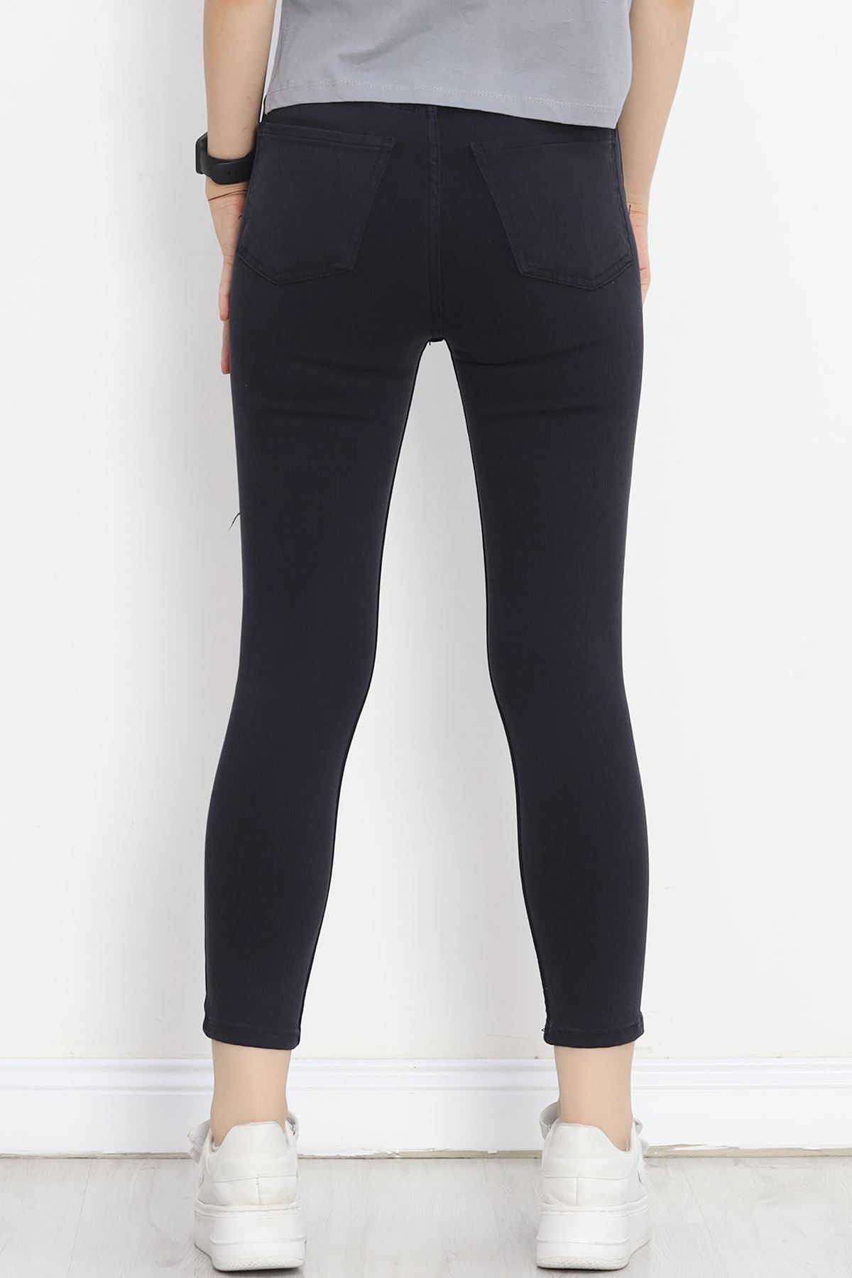 Narrow Leg Lycra Jeans Navy Blue1 - 18683.1431.