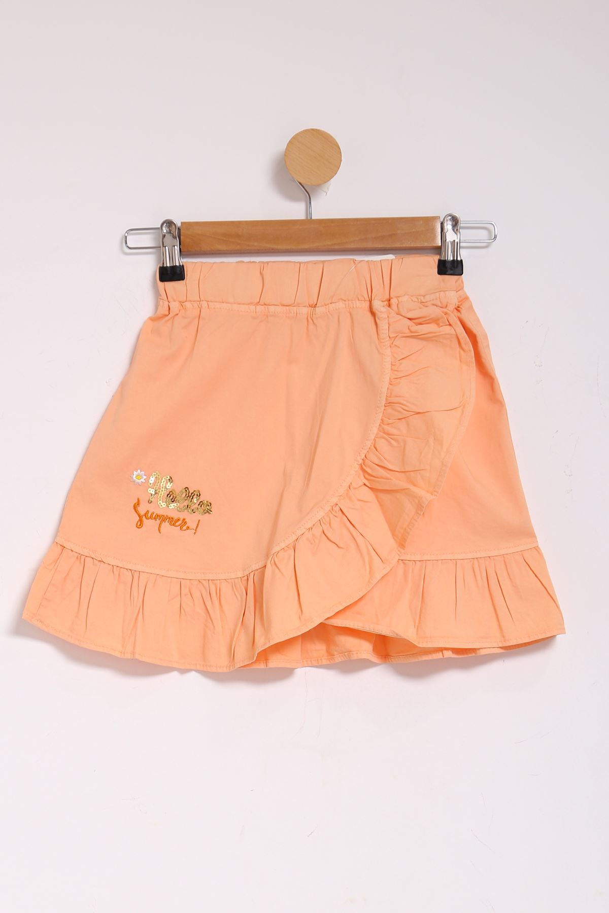 3-7 Years Embroidered Skirt Salmon - 624712.1576.