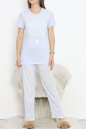 Poliviskon Crew-Neck Pajama Set Bebemavi - 301.1287.