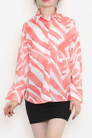 Voile Patterned Shirt Pomegranate Blossom - 989.1247.